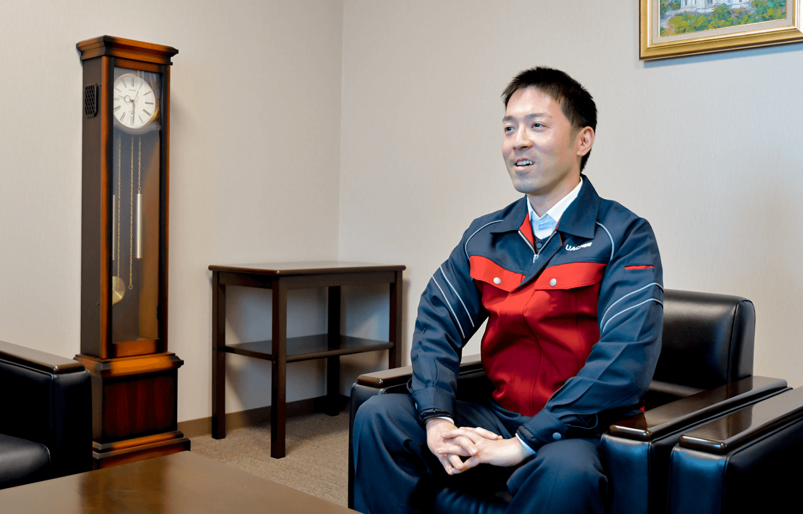 男性社員の写真